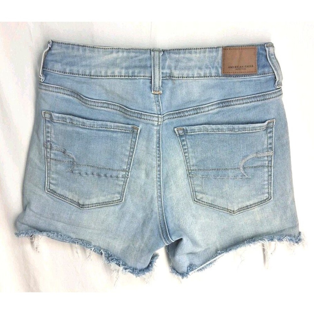 American Eagle Next Level Stretch High Rise Shortie Womens 4 Resortwear Beach